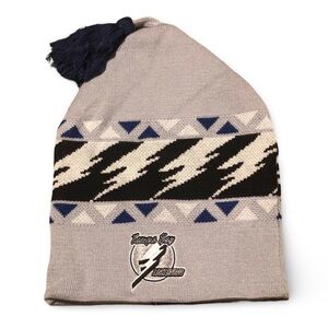 ADIDAS Reverse Retro 2.0 Pom Cuffed Knit Hat - ⚡️TAMPA BAY LIGHTNING⚡️- Adult